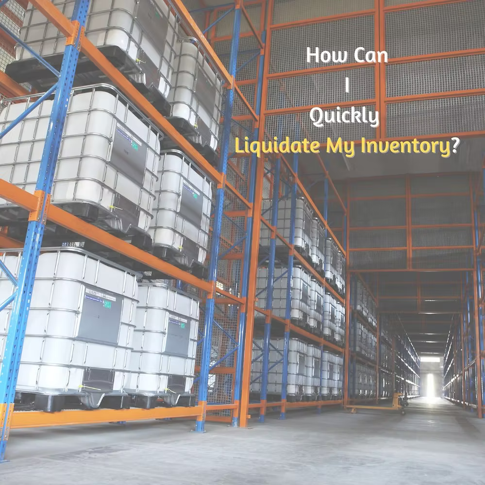 How Can I Quickly Liquidate My Inventory?