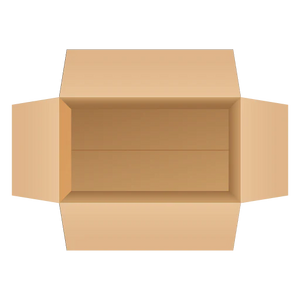 Square box for packing