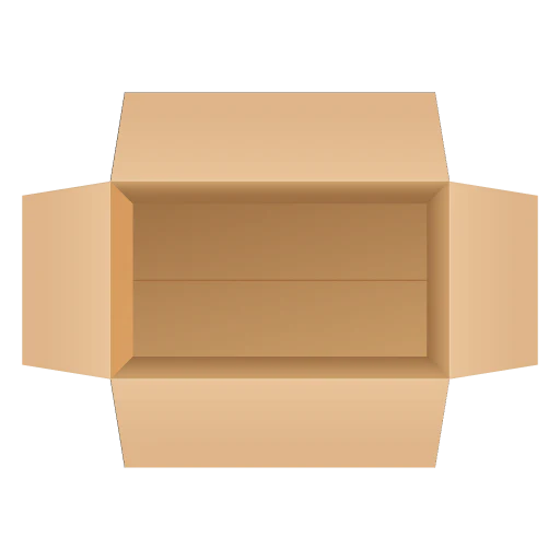 Square box for packing