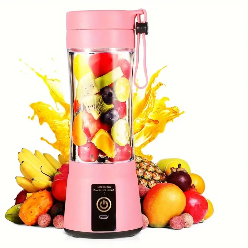 TSS Portable and Rechargeable Blender 380ml - Make delicious juices and smoothies on the go