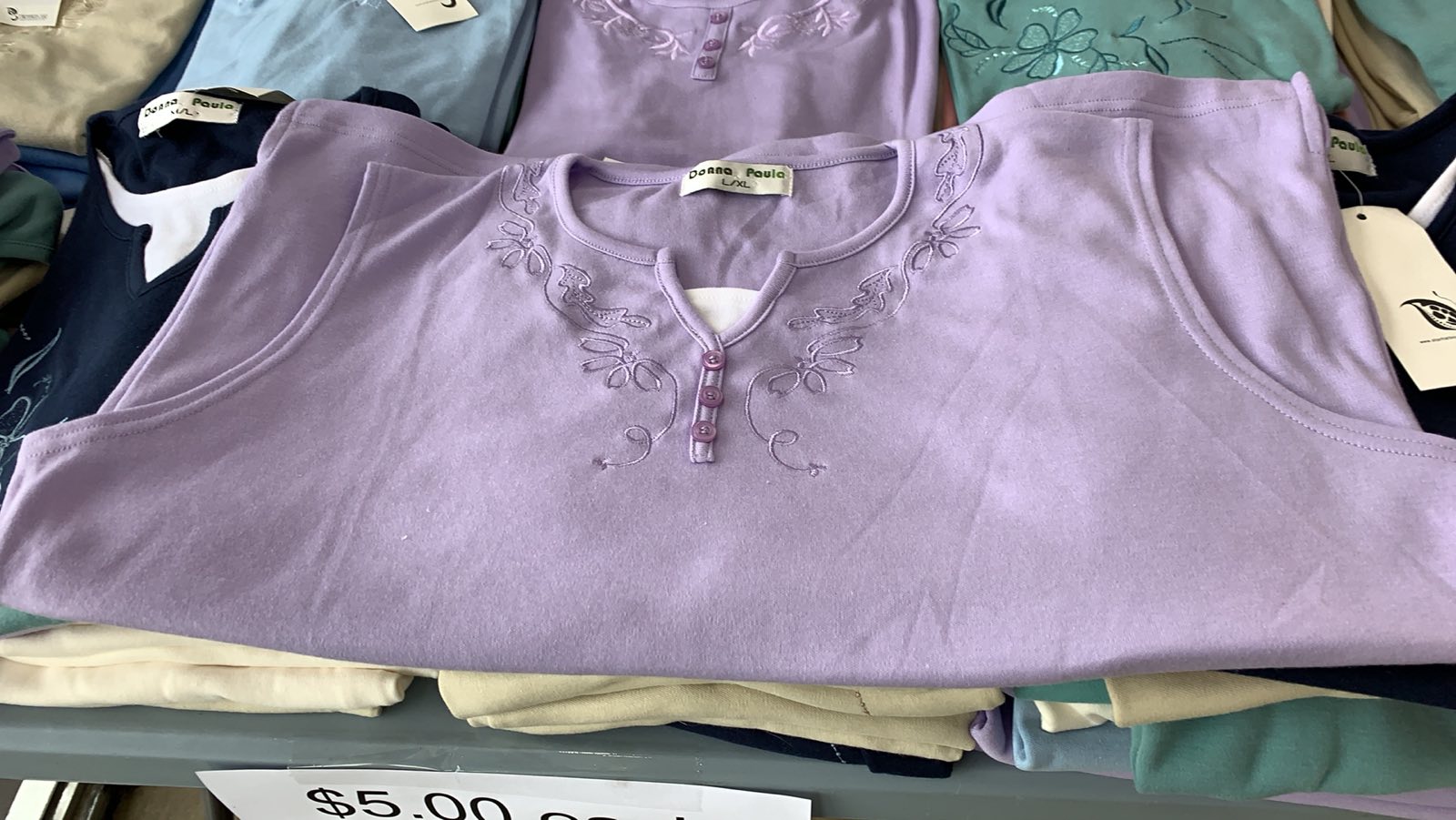 PACK OF 10 EMBROIDERED TOPS