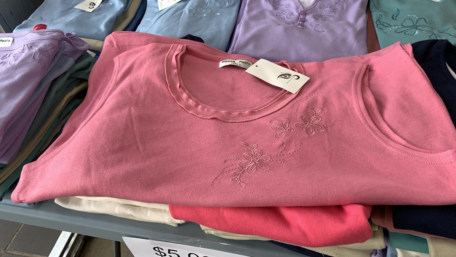 PACK OF 10 EMBROIDERED TOPS