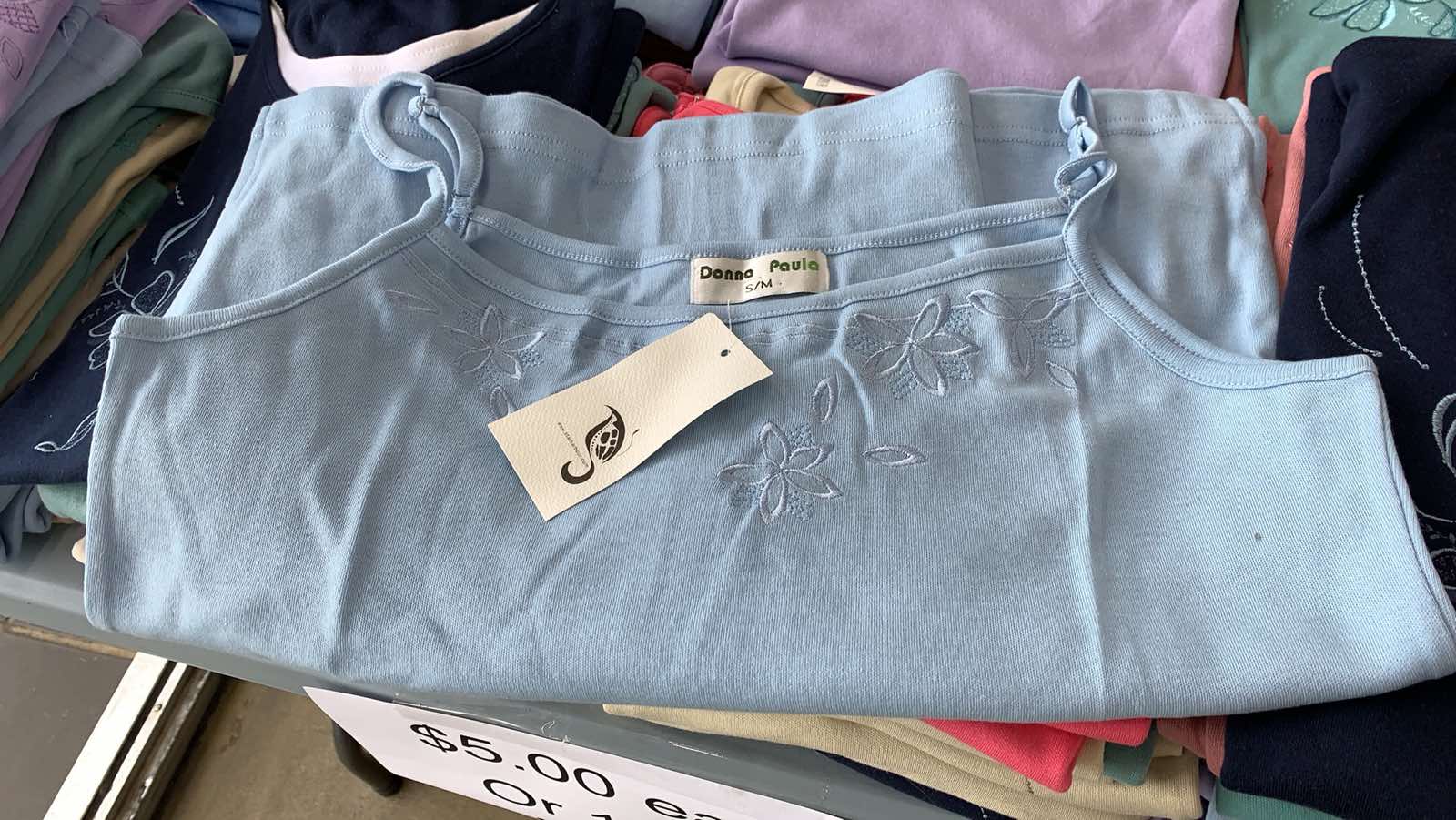 PACK OF 10 EMBROIDERED TOPS