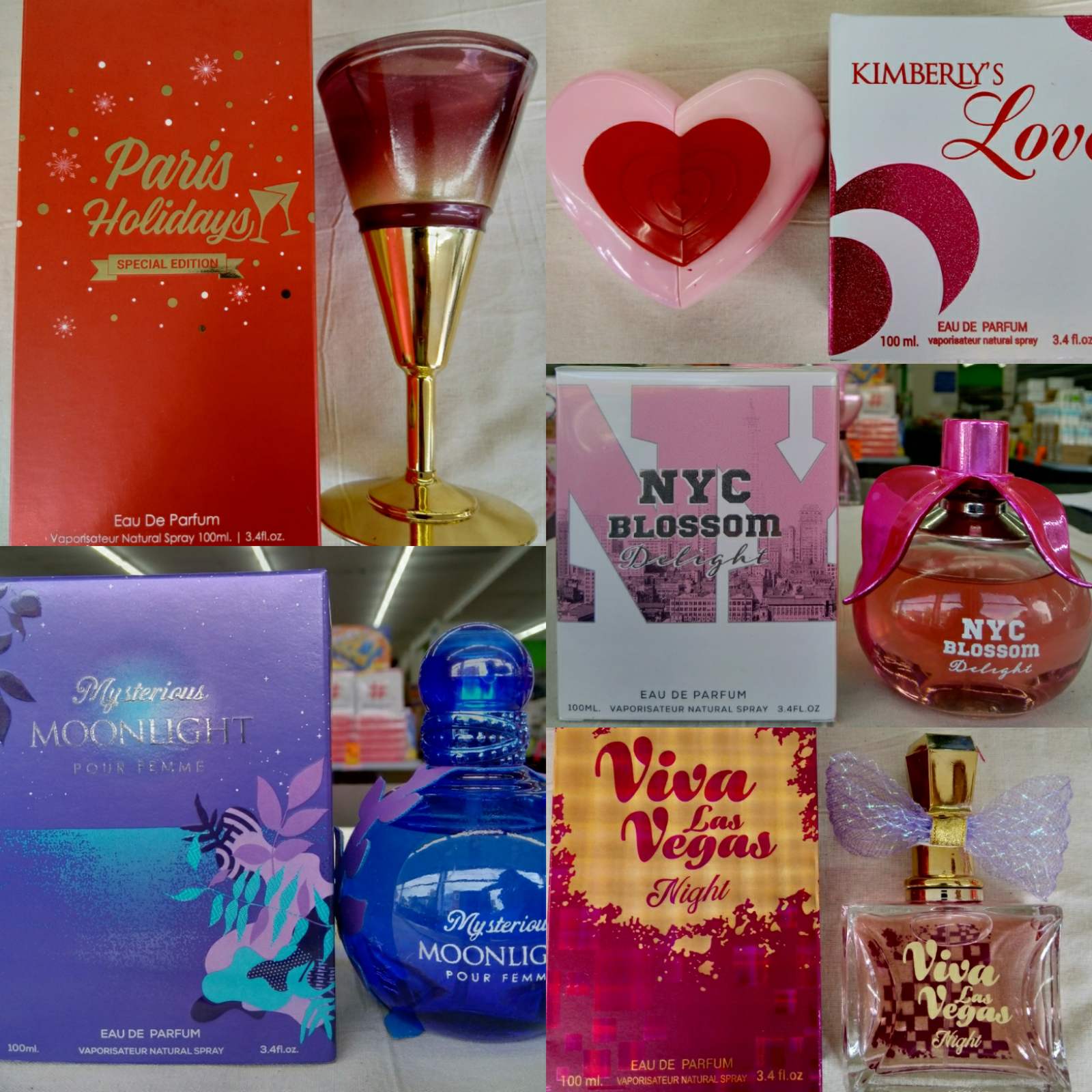 10 PACK OF ASSORTED PERFUMES FOR HER OR HIM