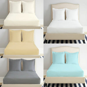 Lot of 4 x 1200 threadcount cotton rich fitted sheets