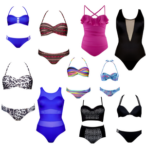 Box of 5 Assorted Bikini Sets Australian Designer Great Quality