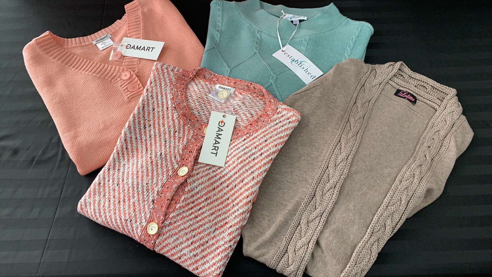 BOX OF 10 OR 20 ASSORTED DESIGNERS WOMEN’S CLOTHING