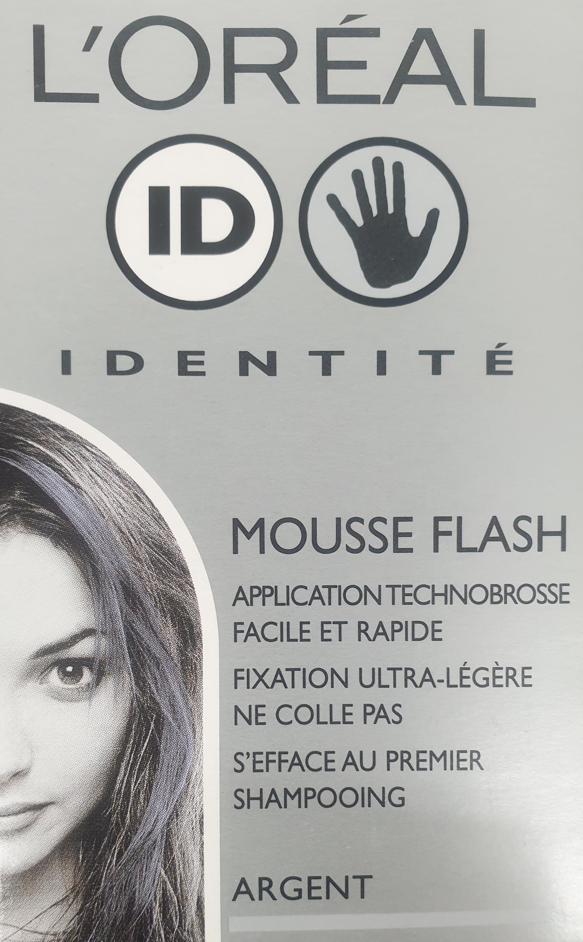 L'OREAL IDENTITE MOUSSE FLASH ( SILVER ) 5 PACK