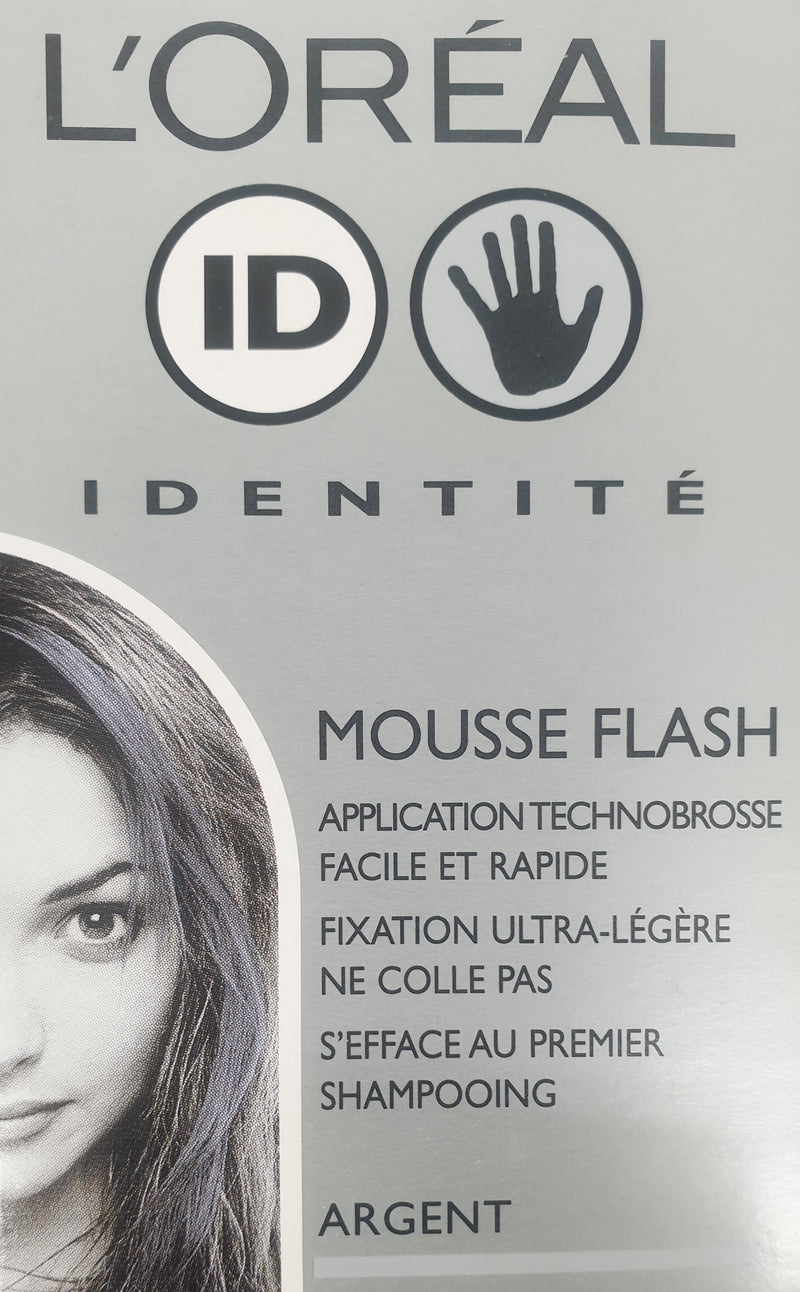 L'OREAL IDENTITE MOUSSE FLASH ( SILVER ) 5 PACK