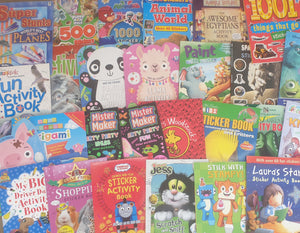 KIDS ACTIVITY/STICKER BOOK PACK