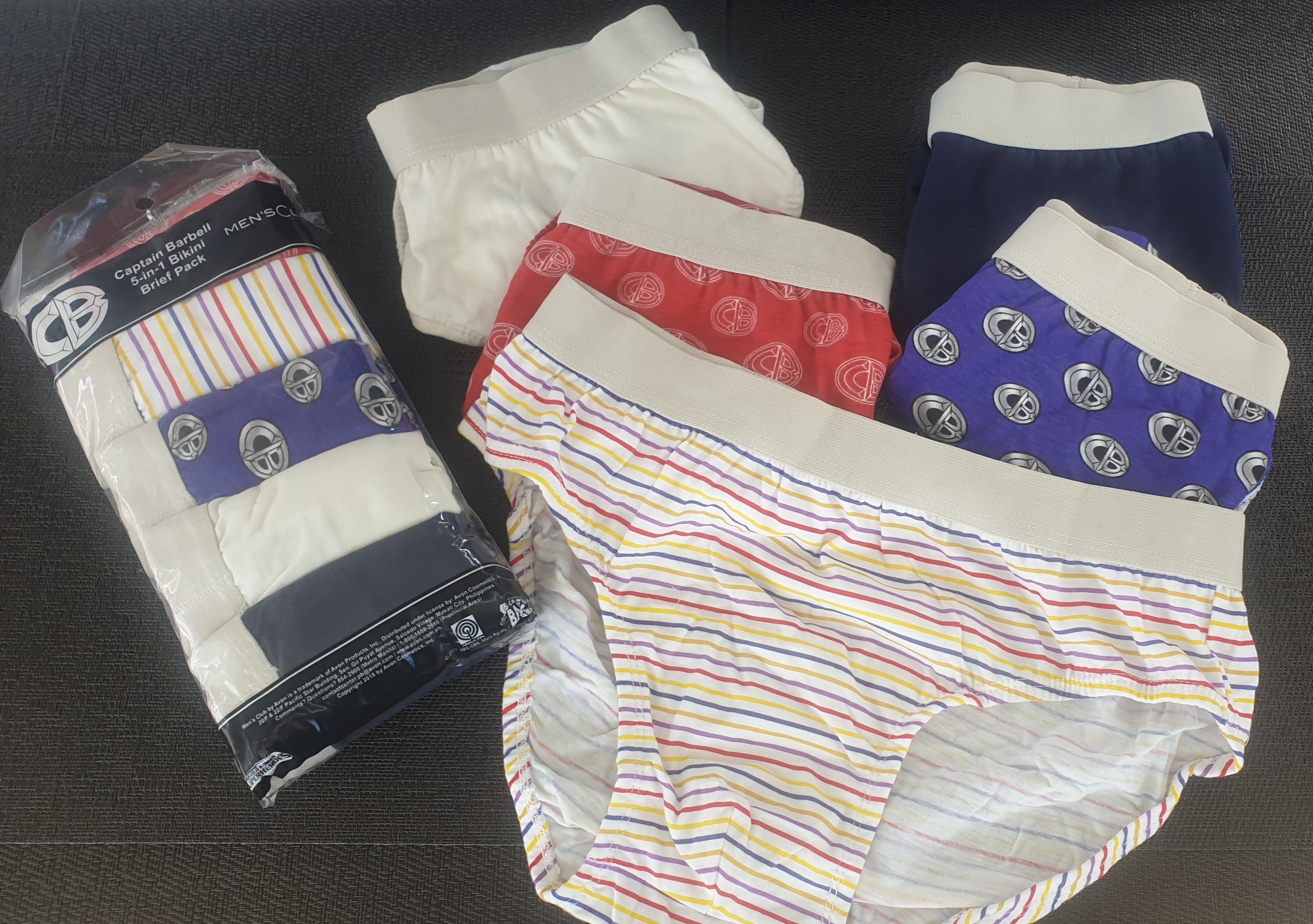 CAPTAIN BARBELL MENS BIKINI BRIEFS PACK OF 5