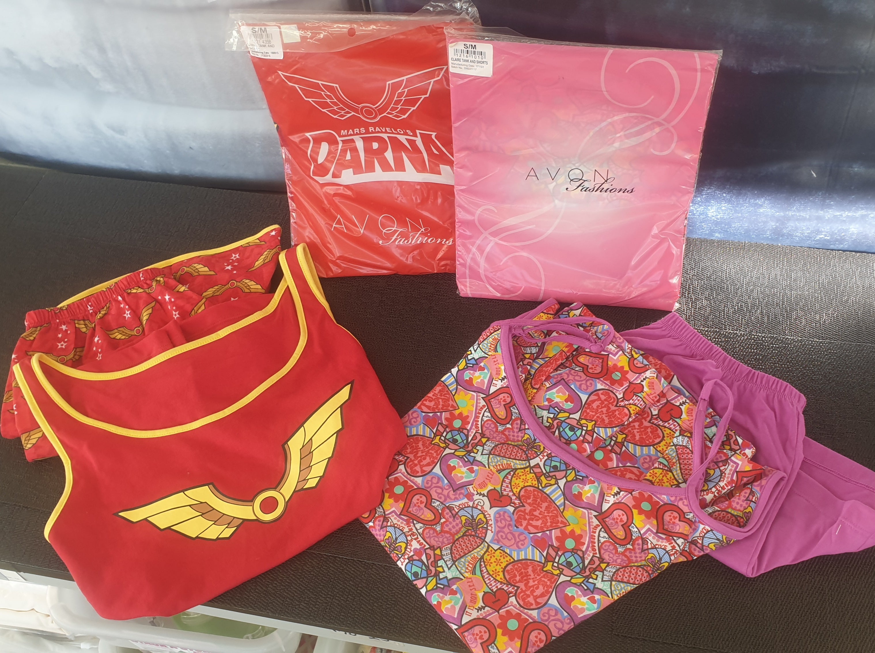 AVON LIGHTWEIGHT TANK AND SHORTS PYJAMAS