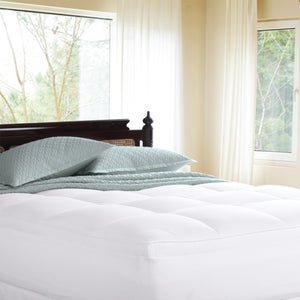 Renee Taylor 1500 GSM Platinum Mattress Topper With Soft Cover And Squared Quilting