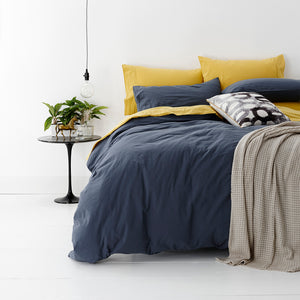 Park Avenue European Vintage Washed Cotton Quilt Cover Set