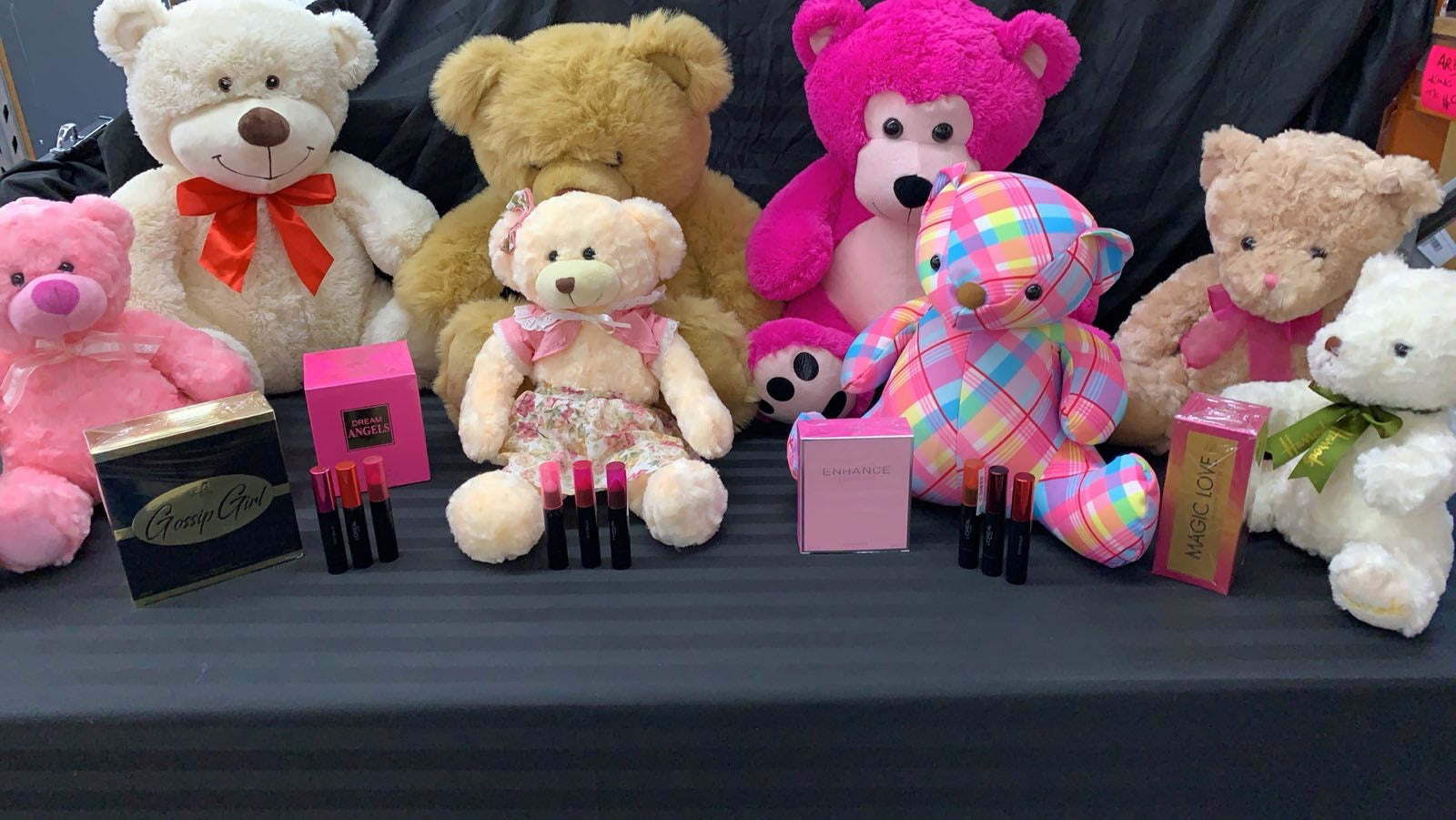 THE ALL NEW CUTENESS LOVE MYSTERY BOX BIG SOFT TOY + LARGE PERFUME + PAMPER ITEM