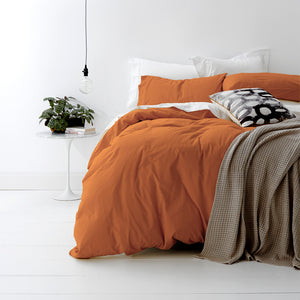 Park Avenue European Vintage Washed Cotton Quilt Cover Set