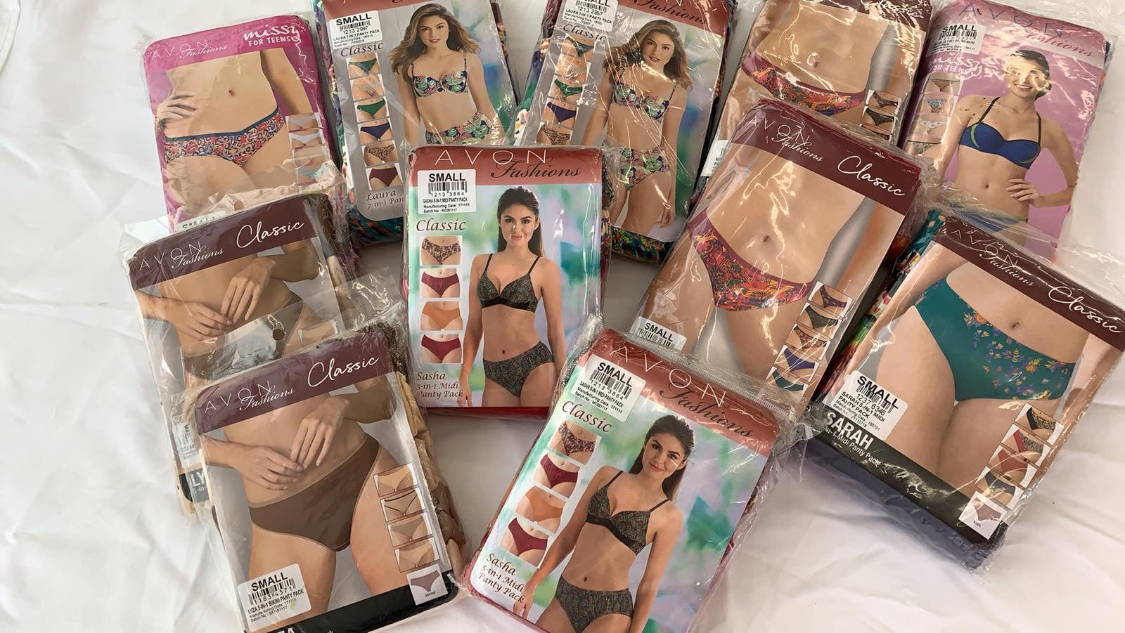 10 PACK OF AUTHENTIC AVON BRAS