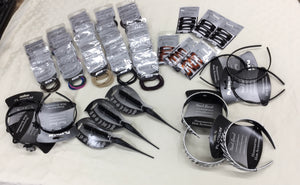 MONEY SAVING BUNDLE DEAL BOX OF SUKIN + BOX OF ARGAN OIL + BOX OF PLATINUM HAIR ACCESSORIES