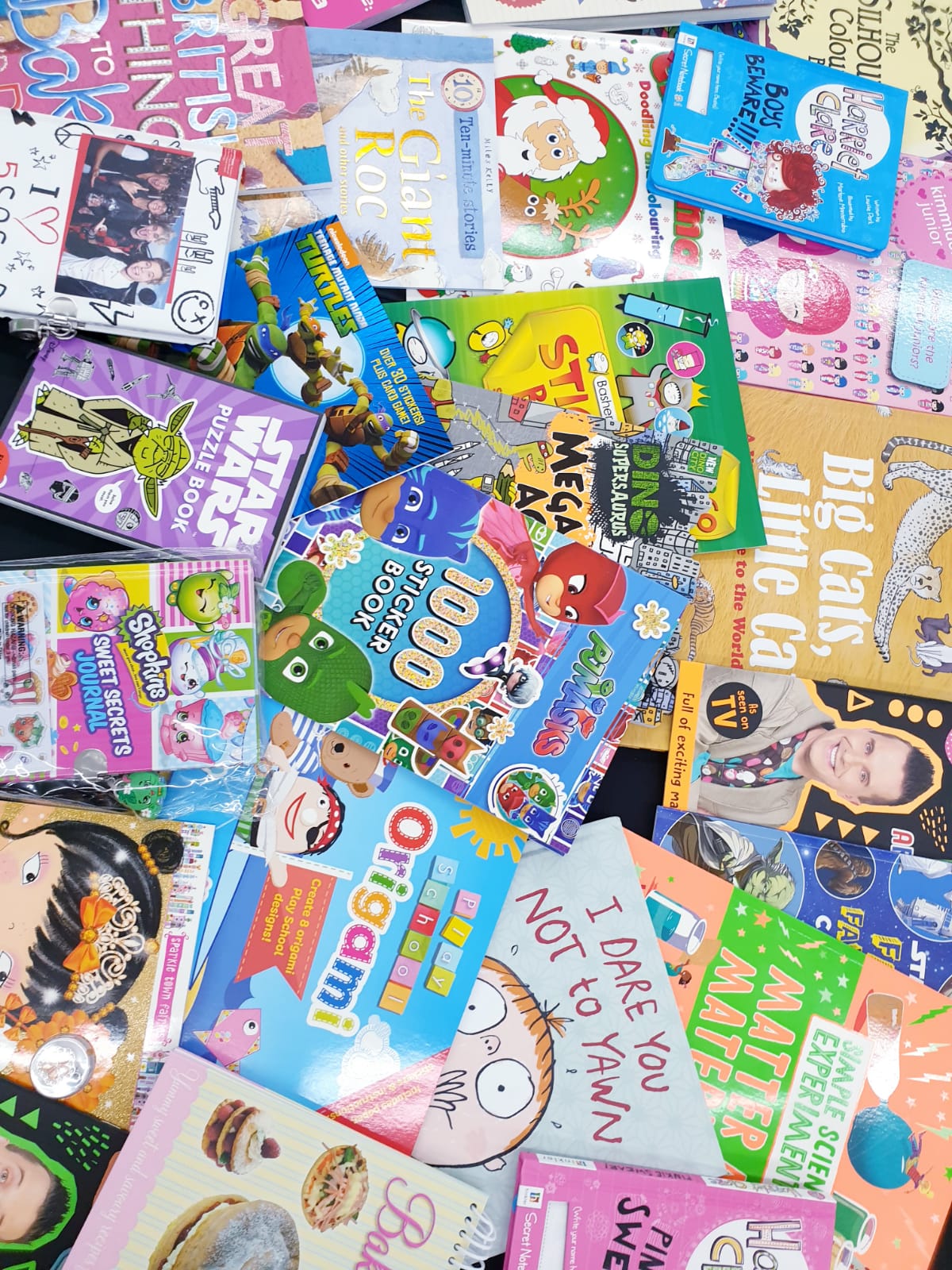 AMAZING MYSTERY BOX OF 10 BOOKS FOR BOYS OR GIRLS FOR ALL AGES