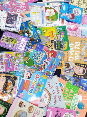 AMAZING MYSTERY BOX OF 10 BOOKS FOR BOYS OR GIRLS FOR ALL AGES