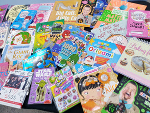 AMAZING MYSTERY BOX OF 10 BOOKS FOR BOYS OR GIRLS FOR ALL AGES