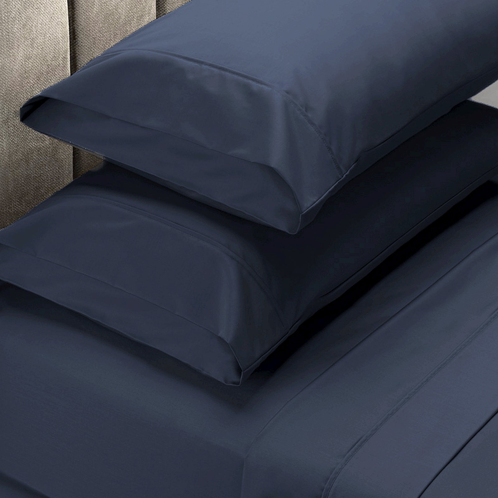 500 TC 100% Premium Cotton Sheets & Pillowcases Set