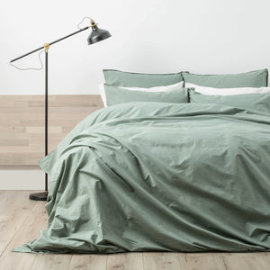 Renee Taylor Lorimer 300TC Stone washed Quilt Cover set