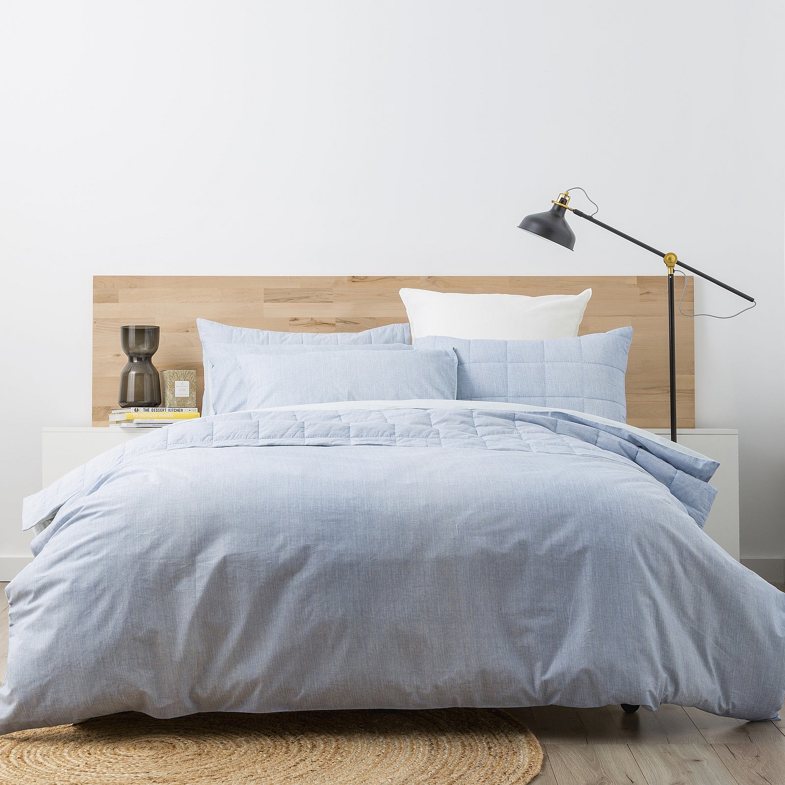 Park Avenue Paradis washed Chambray Quilt Cover set