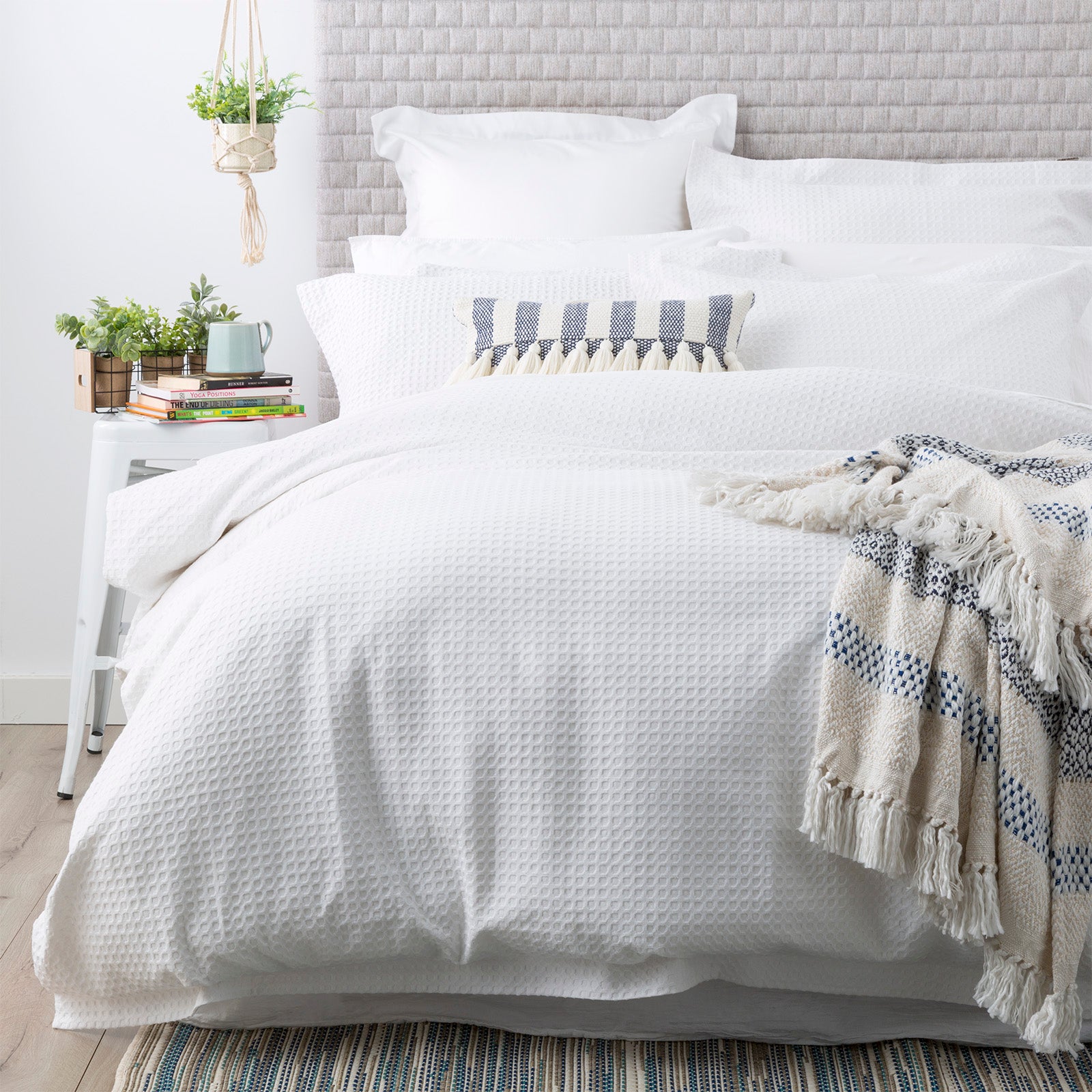Park Avenue Perennial Cotton Waffle Quilt Cover set