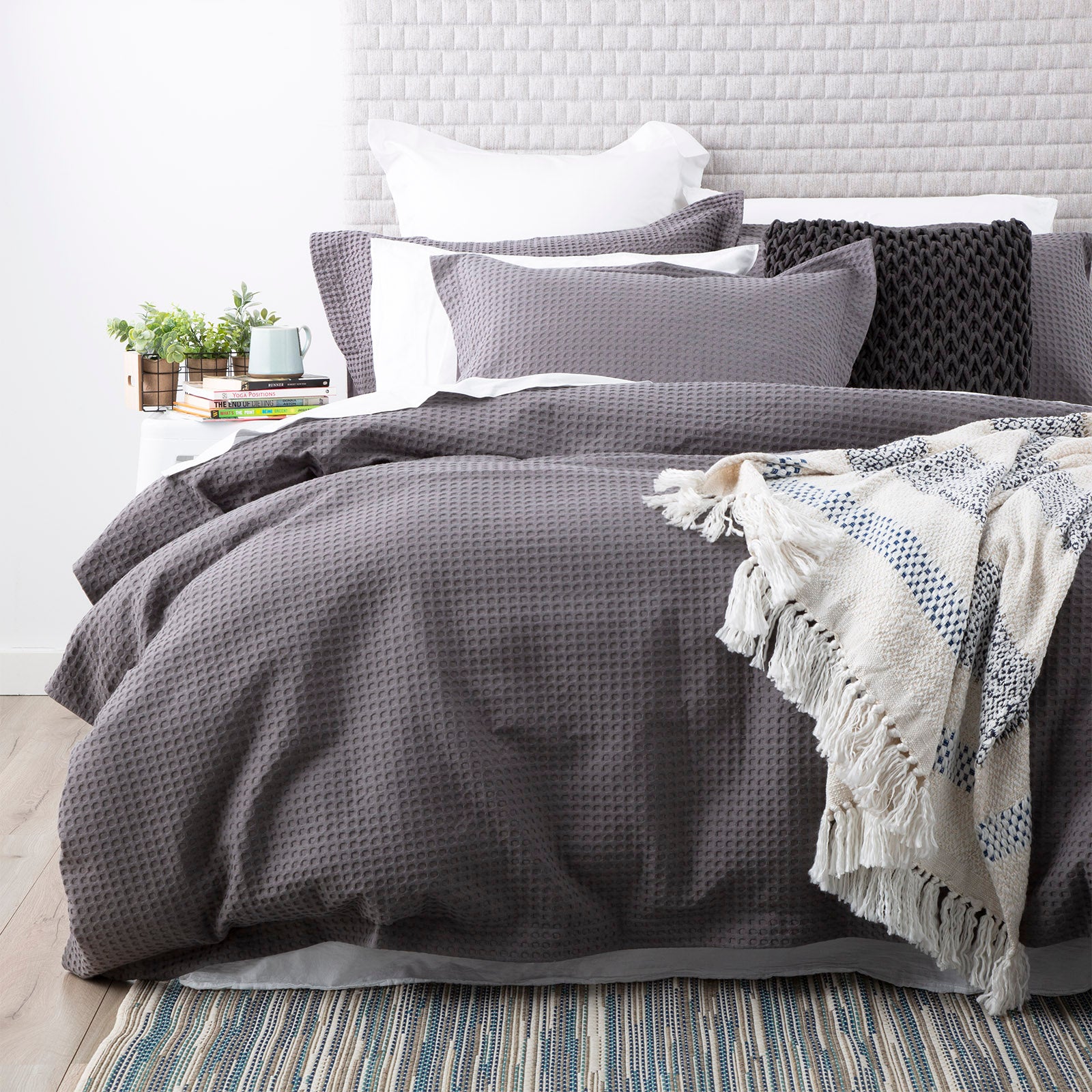 Park Avenue Perennial Cotton Waffle Quilt Cover set