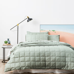 Park Avenue Paradis washed Chambray Quilt Cover set