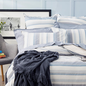 Renee Taylor  Yarn Dyed Vintage washed Cotton Quilt cover set