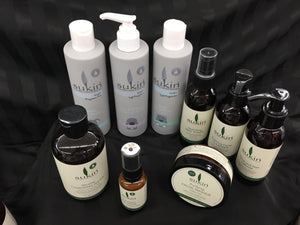 MONEY SAVING BUNDLE DEAL BOX OF SUKIN + BOX OF ARGAN OIL + BOX OF PLATINUM HAIR ACCESSORIES