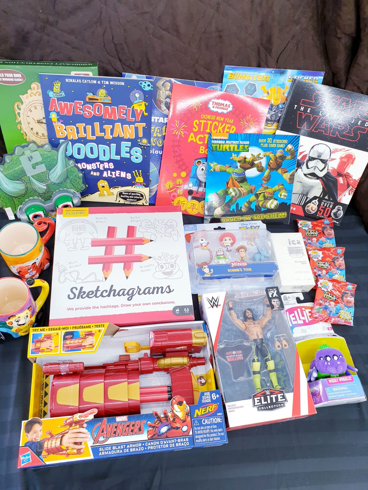 MEGA KIDS TOYS GAMES AND MORE MYSTERY BOX FOR GIRLS OR BOYS