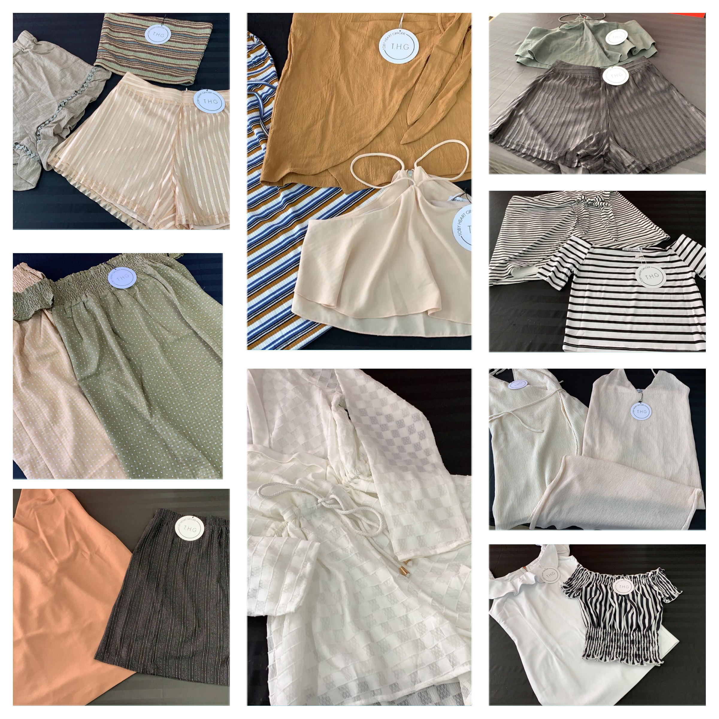 BOX OF 5 OR 10 DESIGNER CLOTHING FOR YOUNG WOMEN FROM QLD DESIGNER GIRL IN THE SUN & TOBY HEART GINGER