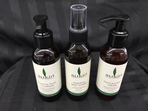 MONEY SAVING BUNDLE DEAL BOX OF SUKIN + BOX OF ARGAN OIL + BOX OF PLATINUM HAIR ACCESSORIES