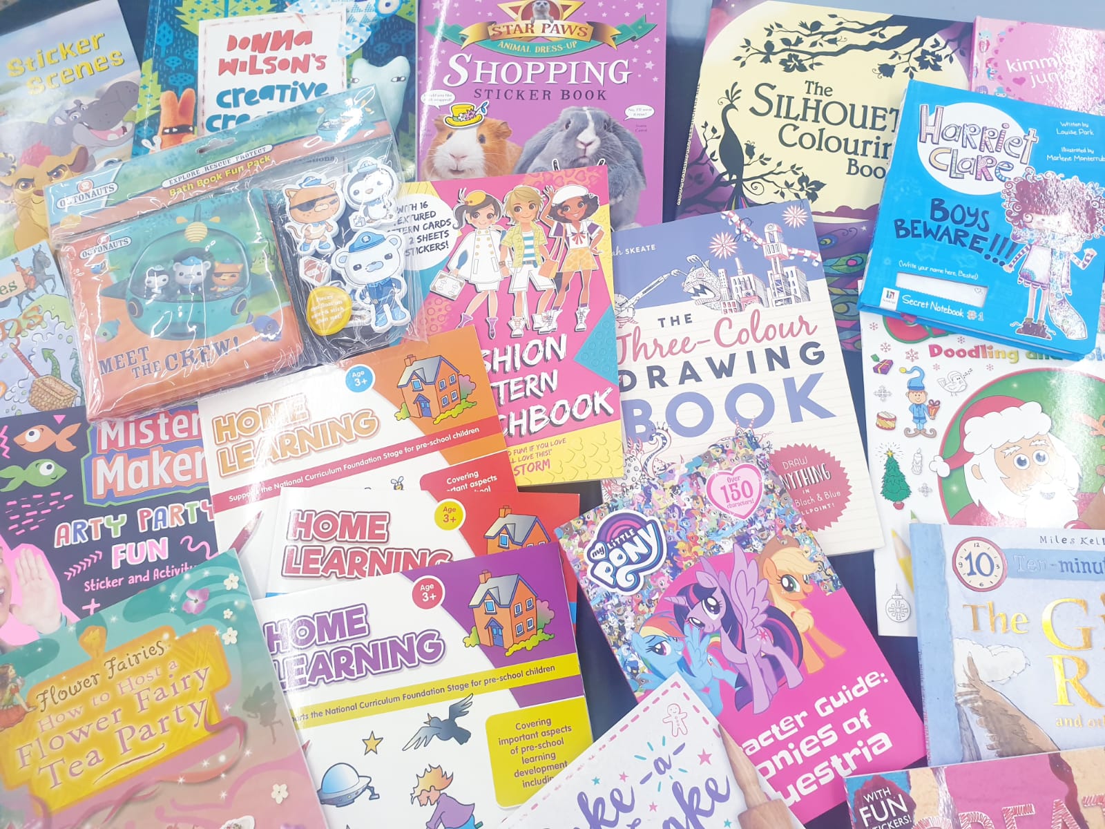 AMAZING MYSTERY BOX OF 10 BOOKS FOR BOYS OR GIRLS FOR ALL AGES