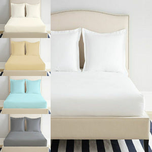 Lot of 4 x 1200 threadcount cotton rich fitted sheets