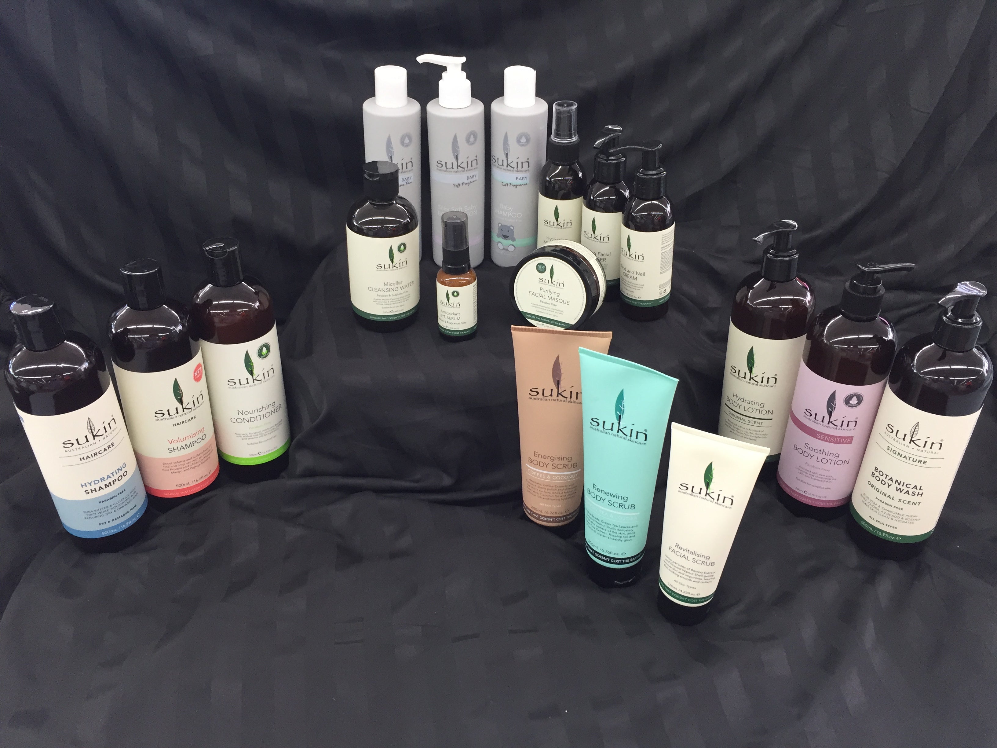 MONEY SAVING BUNDLE DEAL BOX OF SUKIN + BOX OF ARGAN OIL + BOX OF PLATINUM HAIR ACCESSORIES