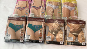 10 MULTIPACKS OF AUTHENTIC AVON UNDIES EACH PACK IS 5 OR 7 SETS