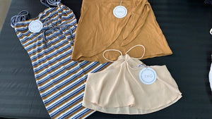 BOX OF 5 OR 10 DESIGNER CLOTHING FOR YOUNG WOMEN FROM QLD DESIGNER GIRL IN THE SUN & TOBY HEART GINGER