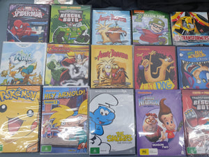 ASSORTED KIDS DVDS 10 PACK
