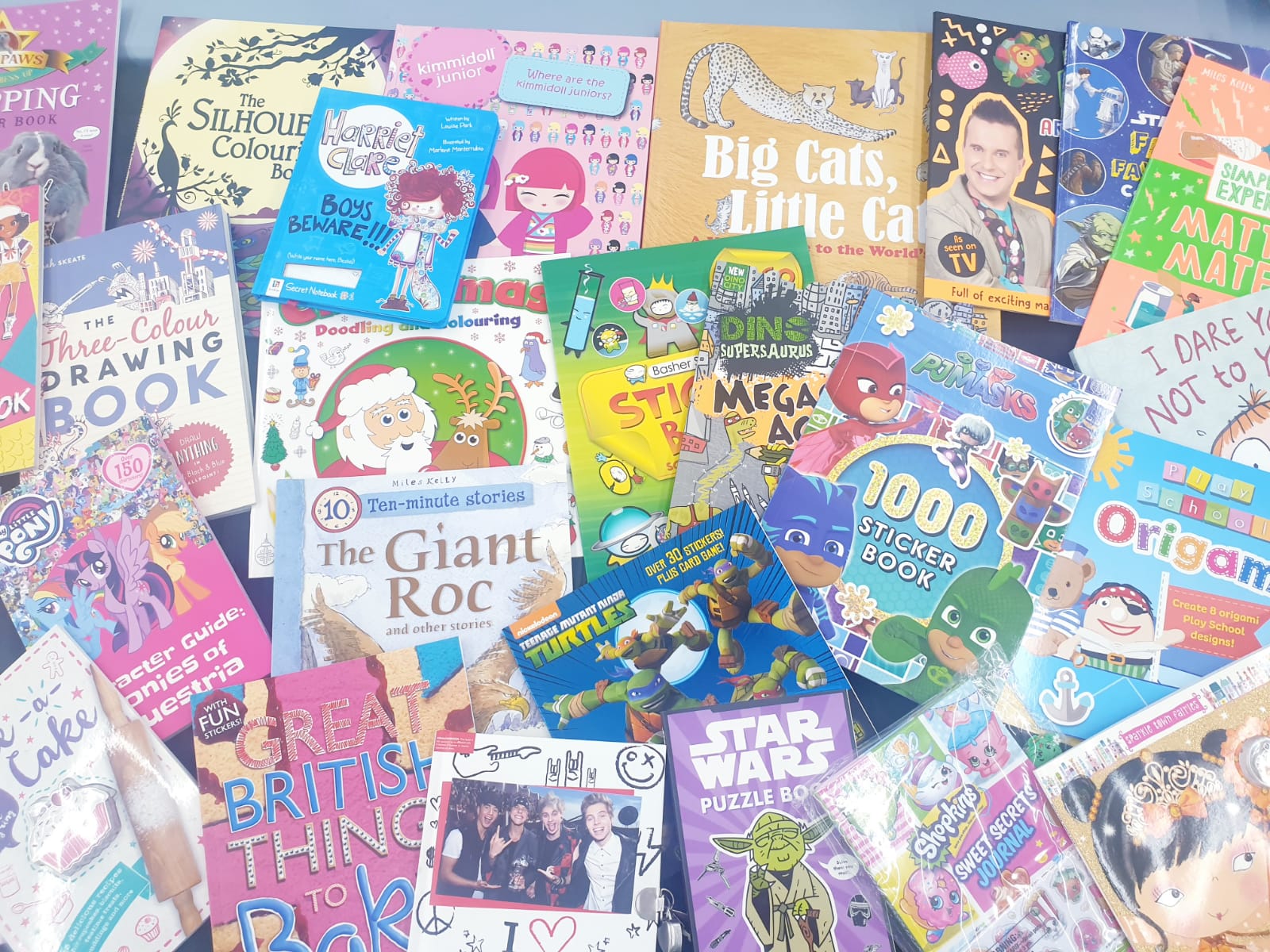 AMAZING MYSTERY BOX OF 10 BOOKS FOR BOYS OR GIRLS FOR ALL AGES