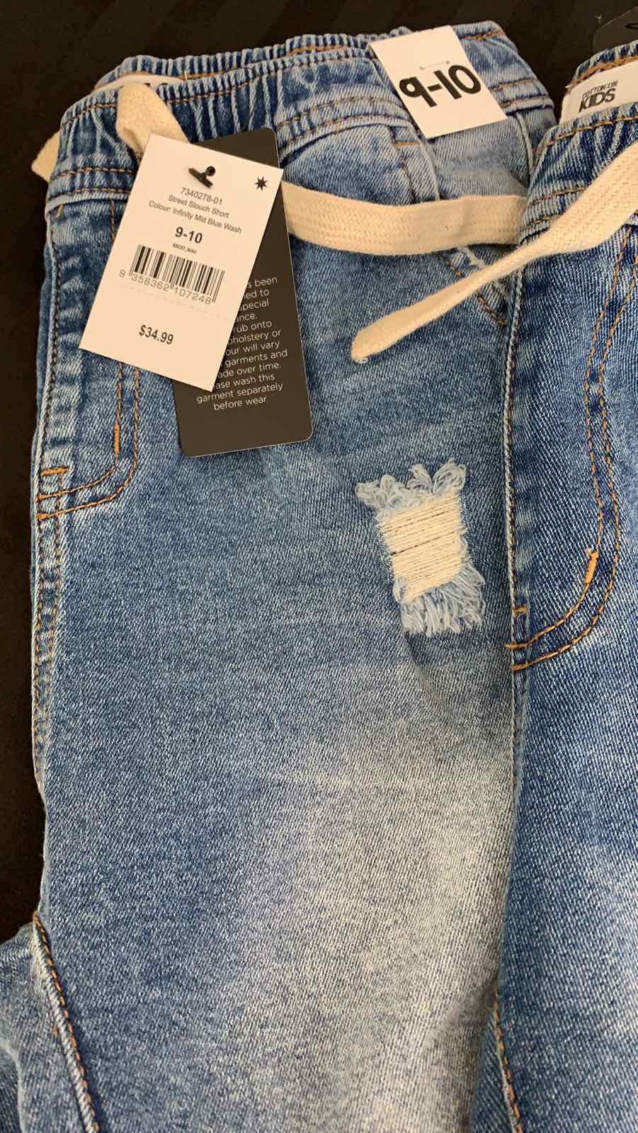 COTTON ON KIDS DENIM SHORTS CLEARANCE