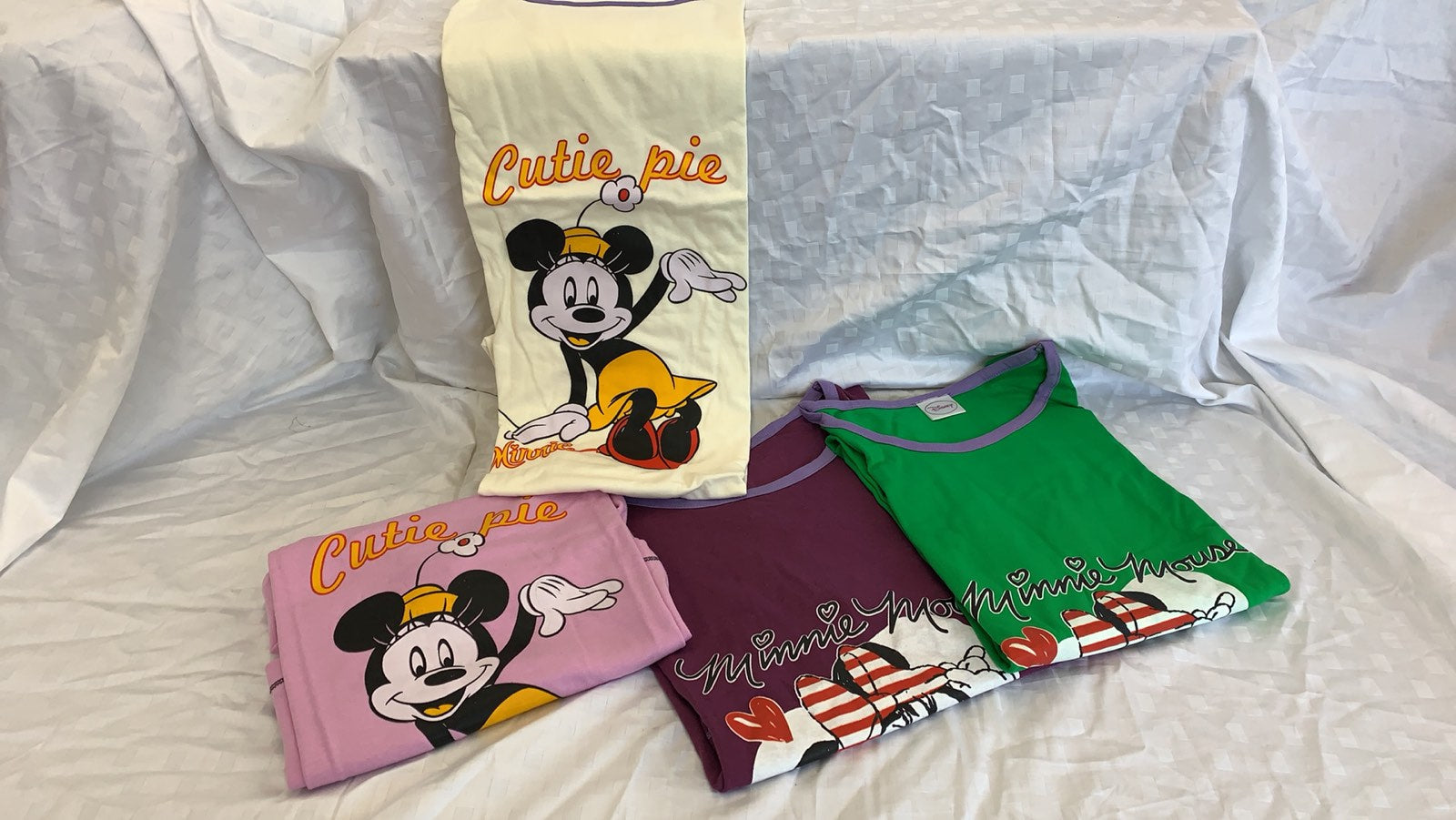 Pack of 4 Mickey & Minnie Mouse T-shirts