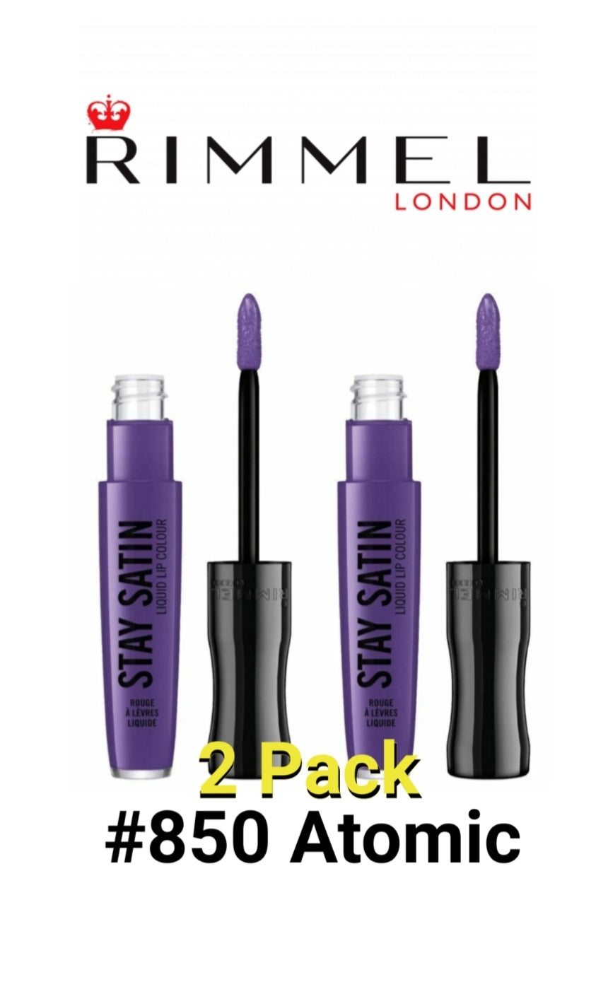 2 PACK RIMMEL LONDON LIQUID LIP COLOUR SPECIAL PACKS