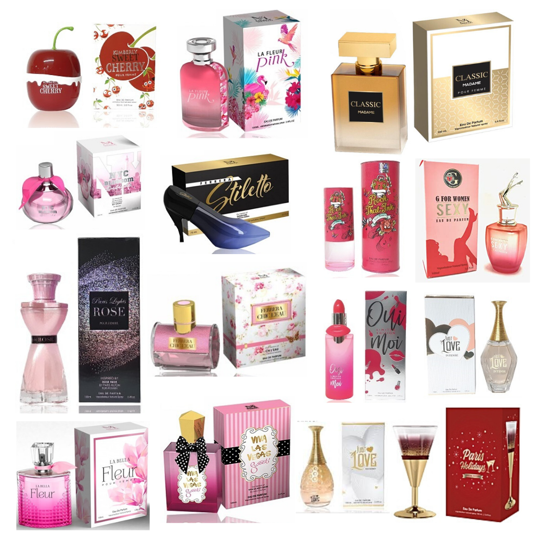 10 PACK OF ASSORTED PERFUMES FOR HER OR HIM