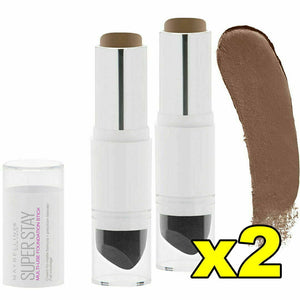 2 PACK MAYBELLINE  SUPERSTAY MULTI USE FOUNDATION STICK 7g