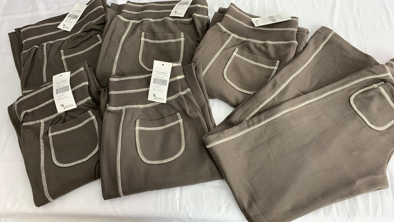 LOT OF 5 QUALITY LADIES COTTON TRACKSUIT PANTS